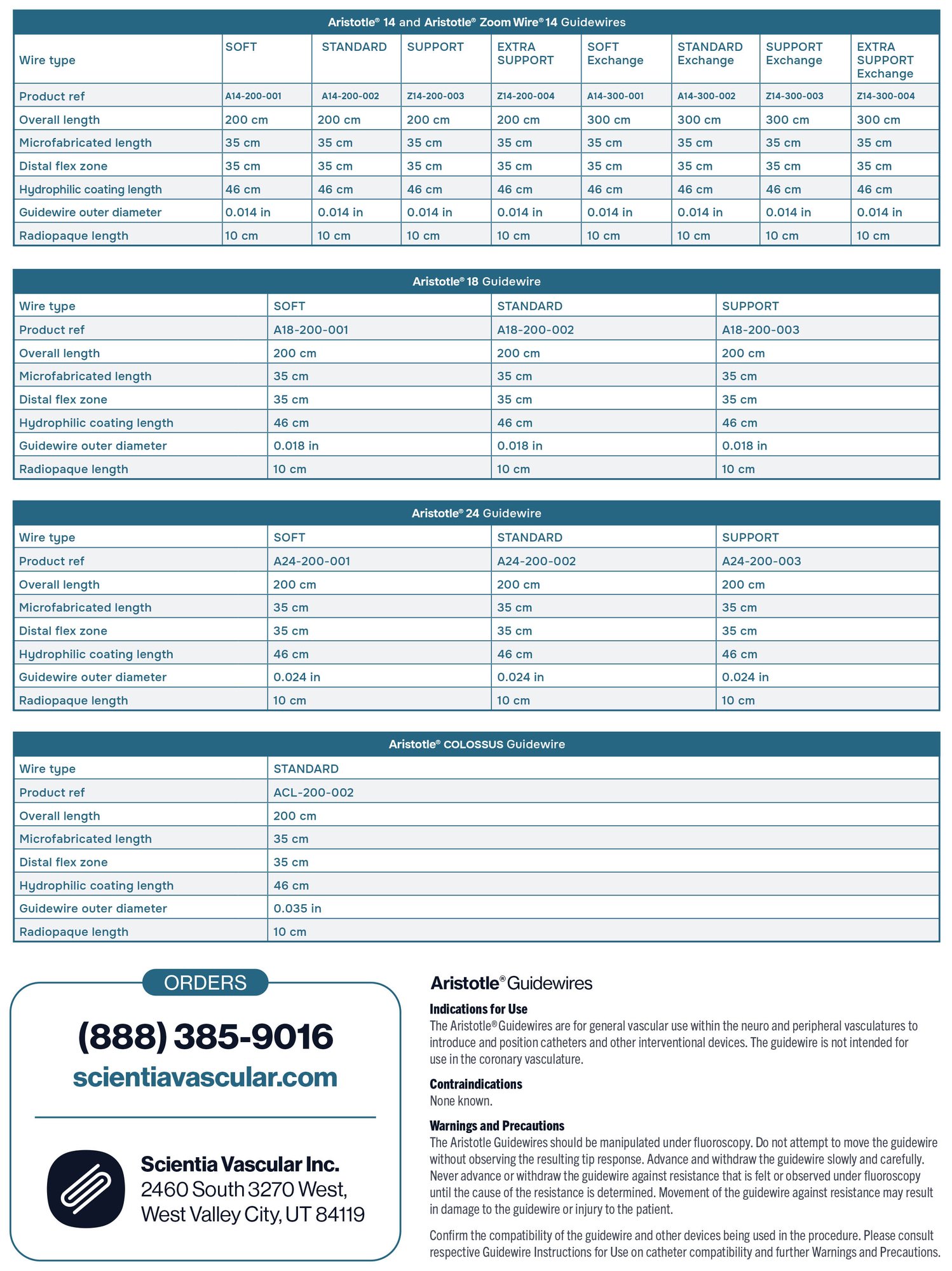 Aristotle® Guidewire Peripheral Product Overview-2